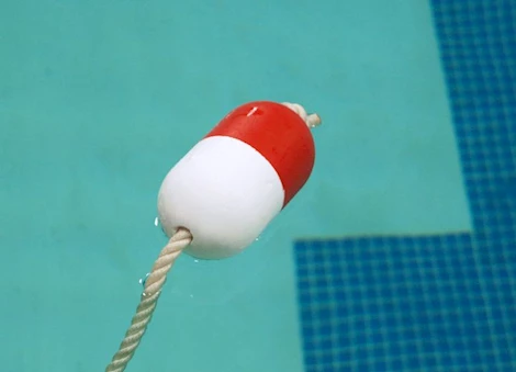 RED/WHITE ROPE FLOAT